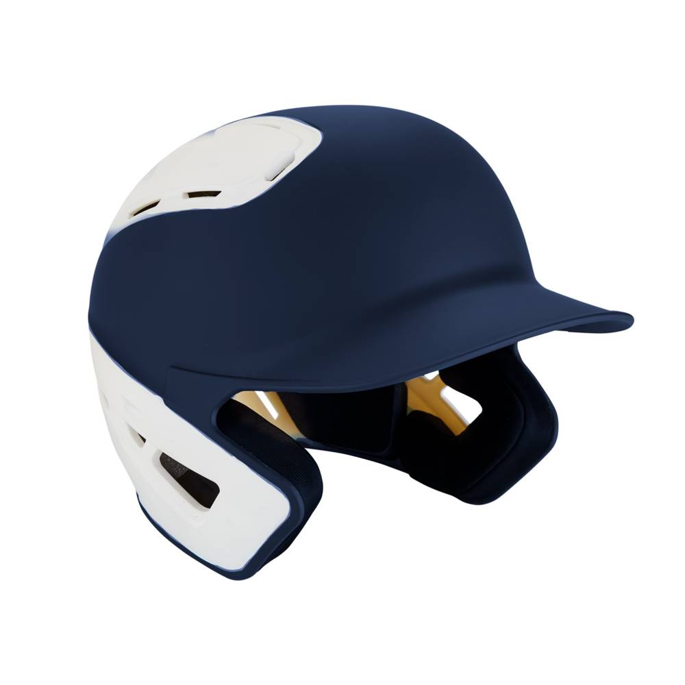 Casco Mizuno B6 Baseball Batting Uomo - Blu Marino/Bianche - 93851-ILJH